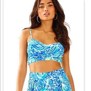 Lilly Pulitzer Crop Top & Pant Set